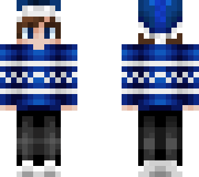 Hat No. 2 Blue Sweater Skin (edited from Joltux's and Cleroa's skins)