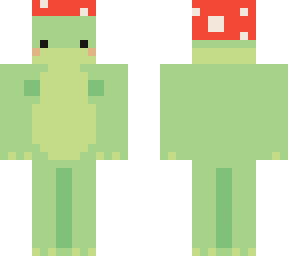 frog with mushroom hat 4px arms