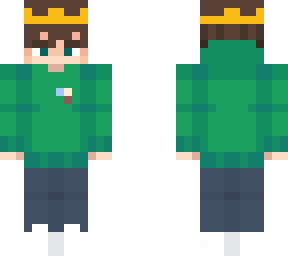 Green Hoodie with Crown (Boy)