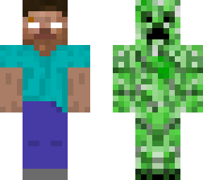 Half Creeper, Half Herobrine